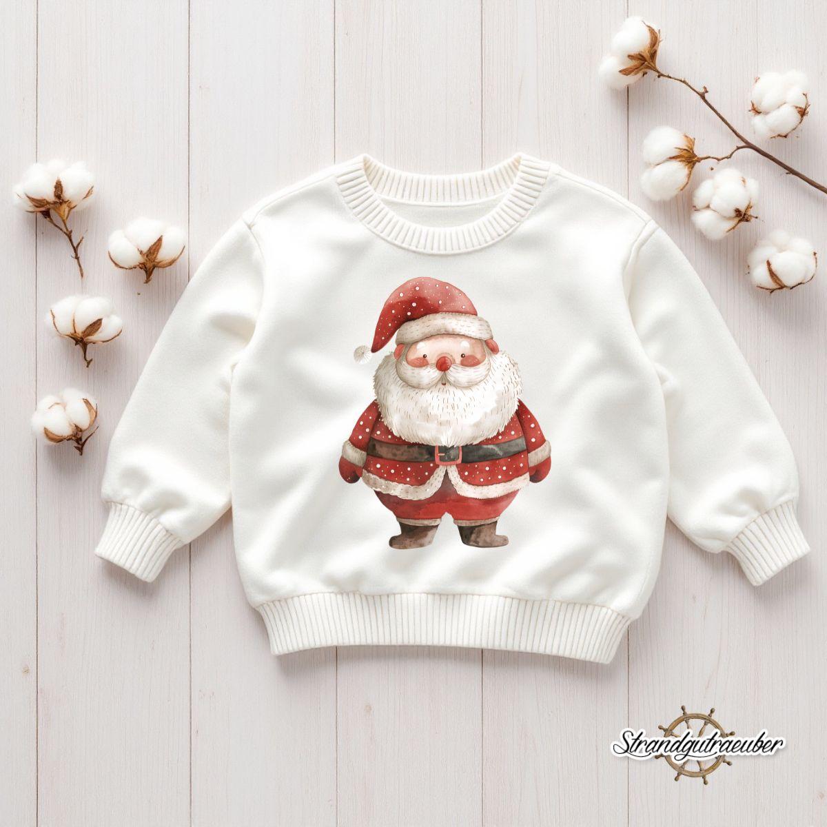Buegelbild freundlicher Weihnachtsmann